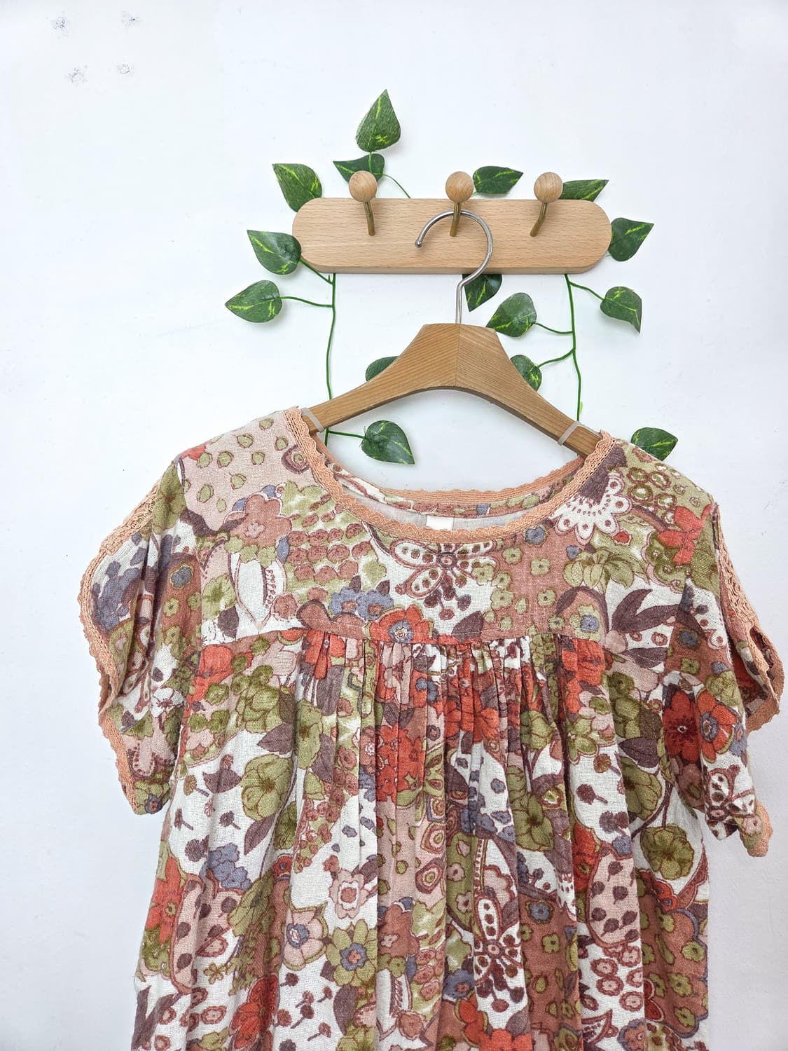 수채화 반팔 탑 상품이미지2