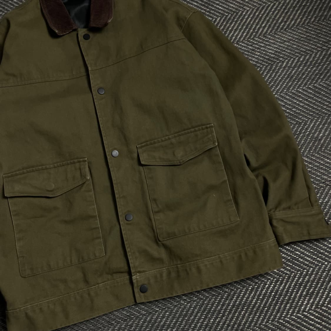 다이아몬드 레이라 트러커 헌팅 워크 자켓 올리브 y 4881 상품이미지3