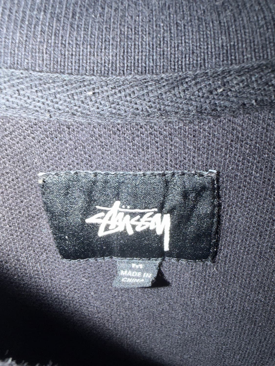 스투시 아가일 집 폴로 M사이즈 상품이미지5