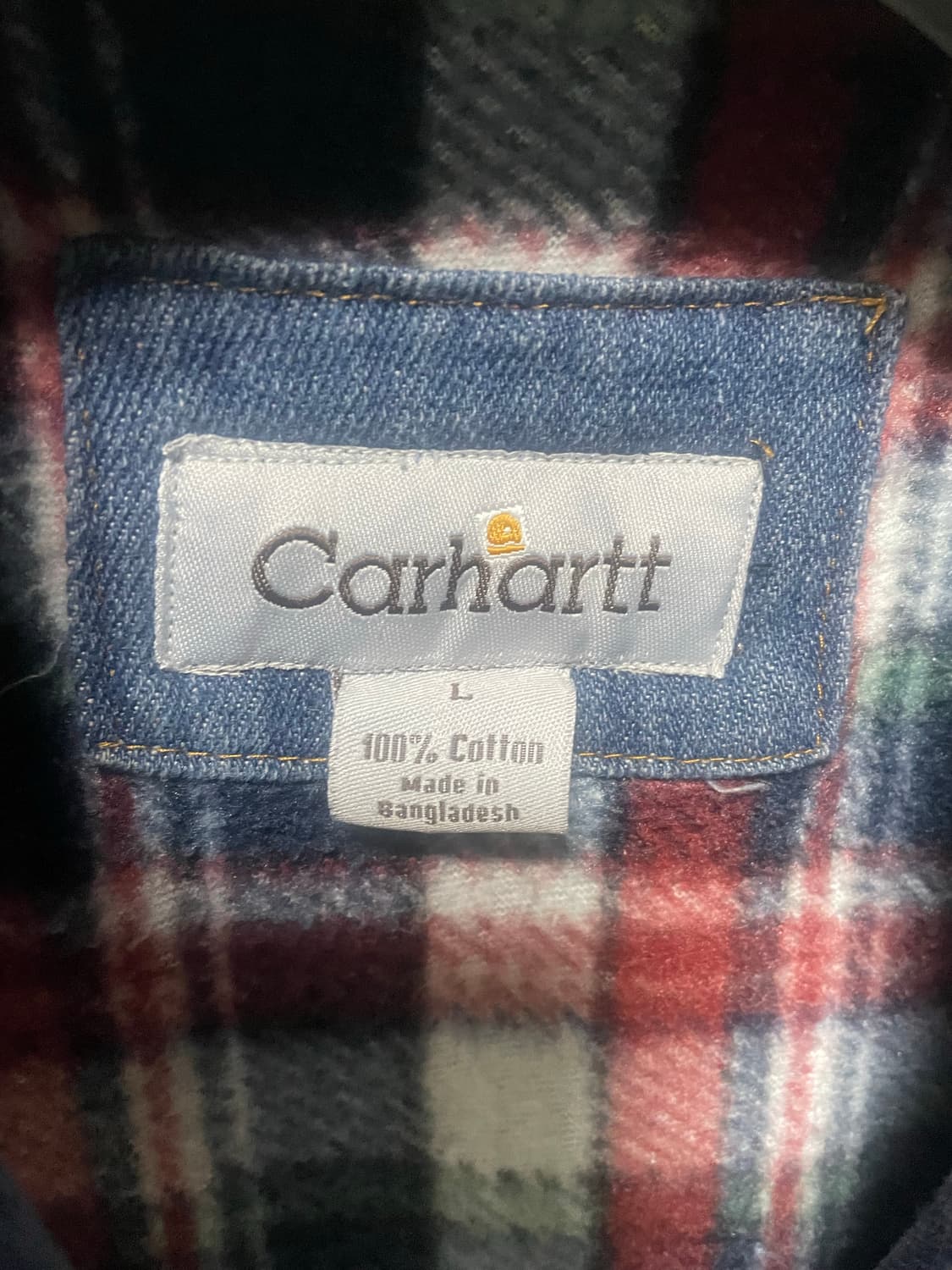 칼하트 데님 셔츠 자켓 상품이미지3