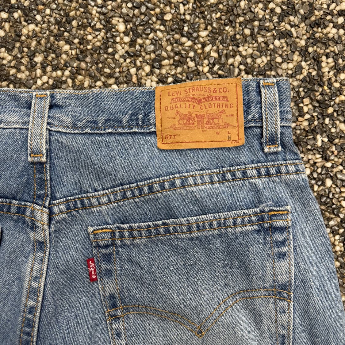 90s 리바이스 577 스트레이트 진 made in USA (32)  상품이미지4