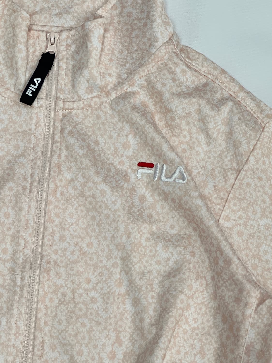 🍑데코라 살구맛 휠라 집업🍑 기능성 재팬 플라워 슬림 괴짜룩 스포티 상품이미지4