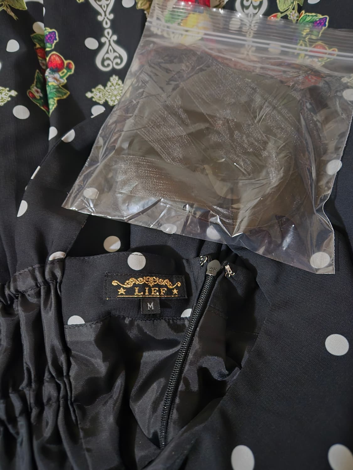 로리타 양복 lief 마이타르트 블랙×axes kawaii 블라우스 블랙 상품이미지5