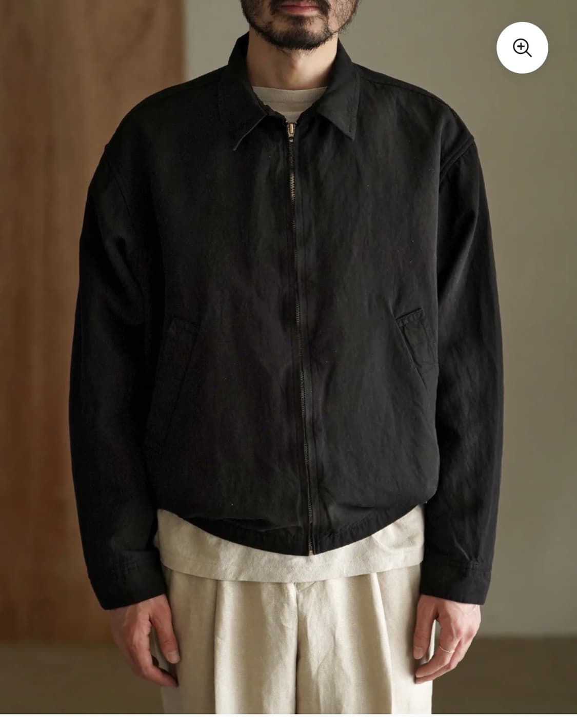 [4]캡틴선샤인 26ss 가바 집업자켓 블랙 새상품 상품이미지1