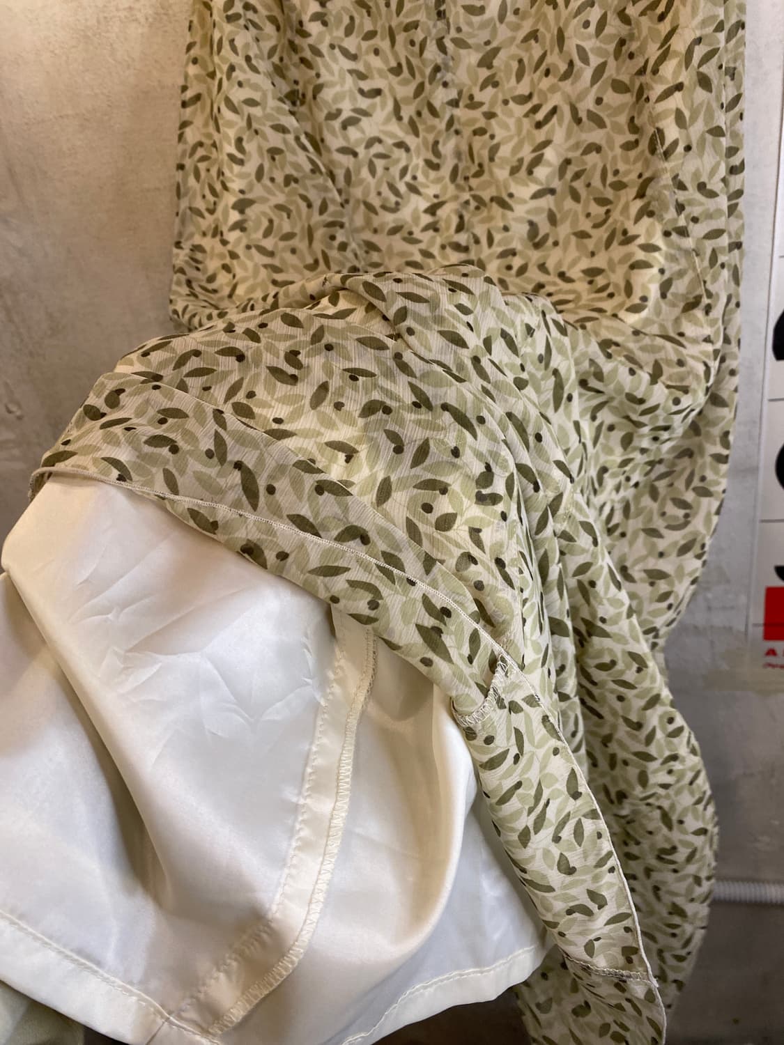 Japan vintage 플라워패턴 롱 스커트 26inch 상품이미지4