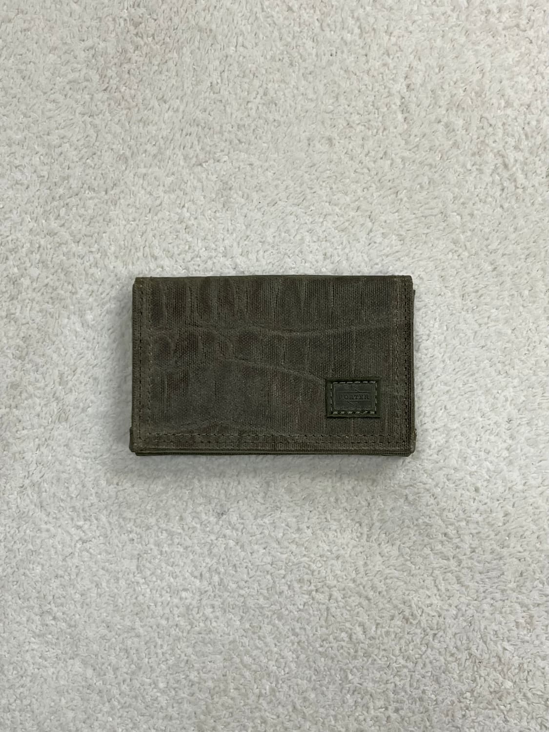 포터 코튼 카드지갑 그린 상품이미지2