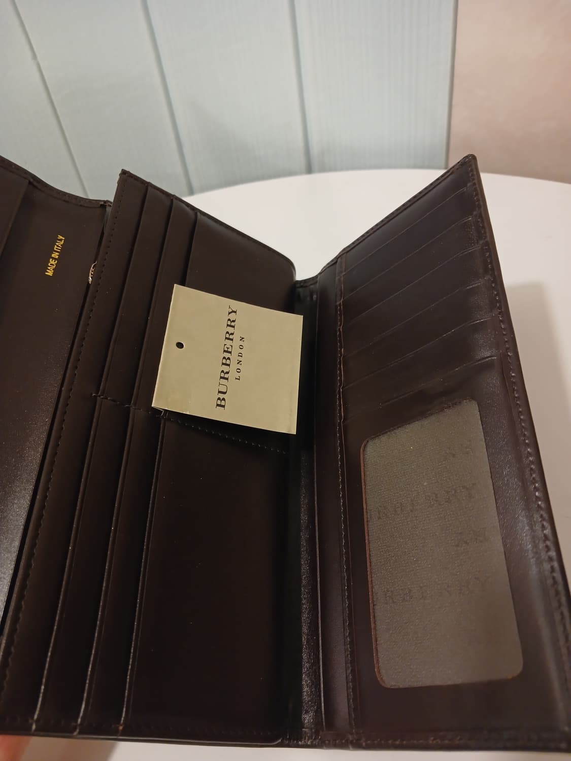 버버리 정품 체크 장지갑 상품이미지7