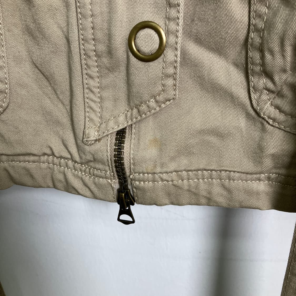 JPN VTG 빈티지 카키 코튼 자켓 M 상품이미지10