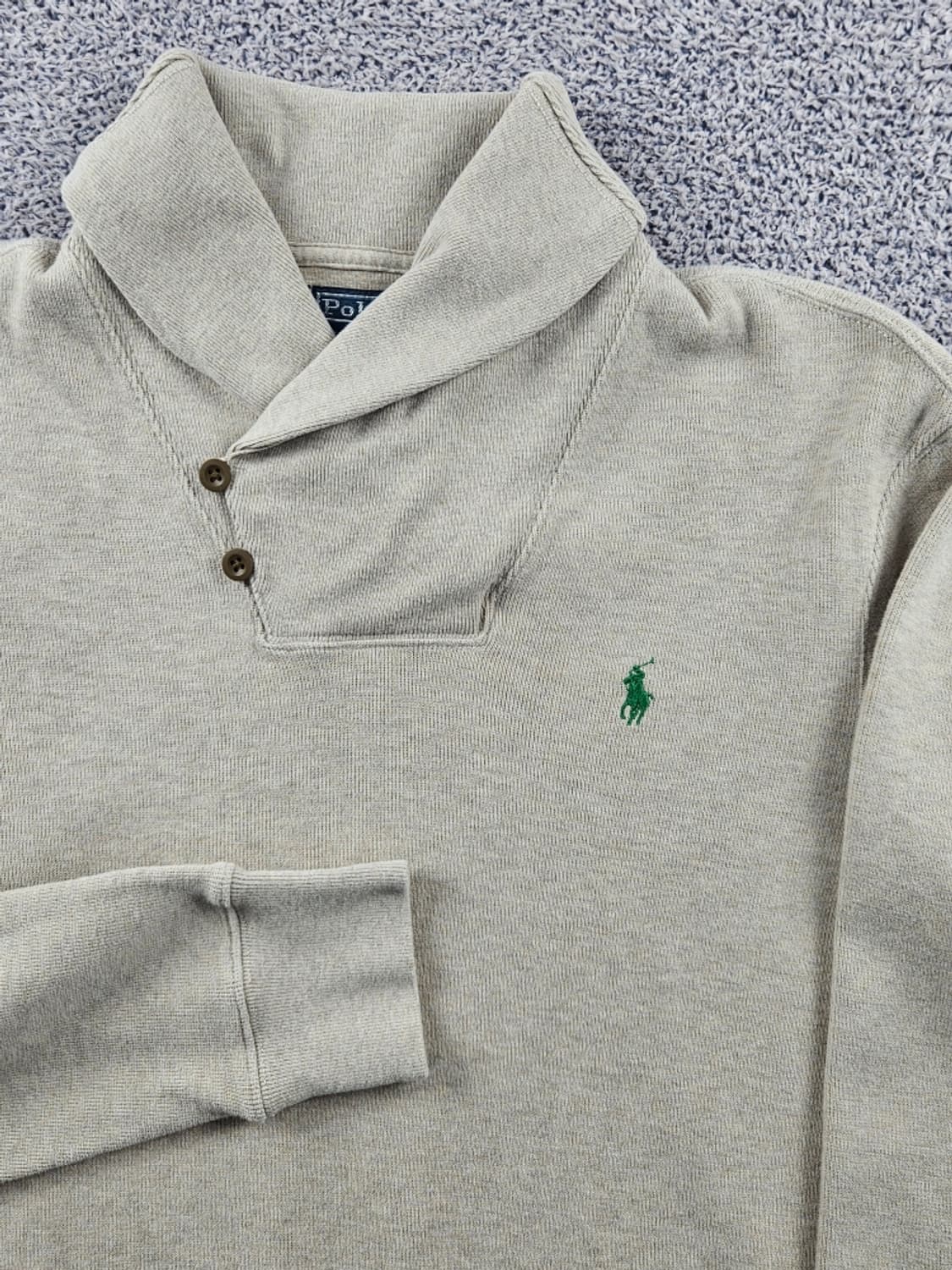 폴로랄프로렌 숄 카라 코튼 니트 스웨터 ( M ) / 11019 상품이미지8