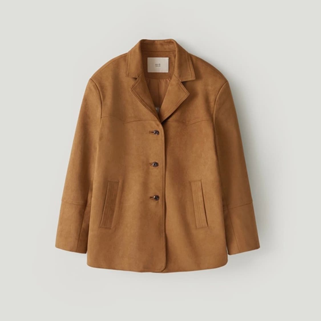오로 세시토 싱글 블레이저 (스웨이드 브라운) 상품이미지1