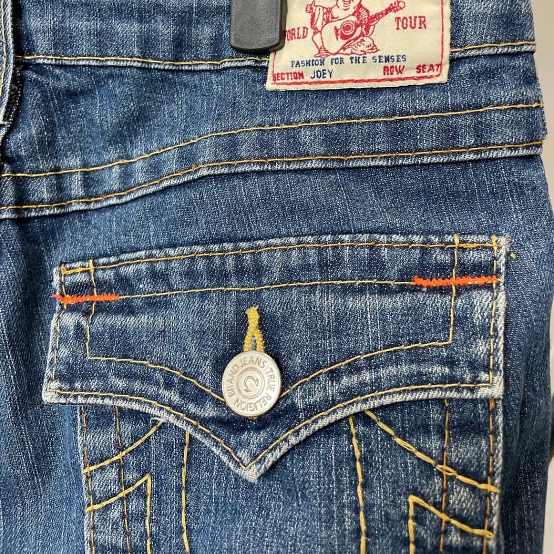 트루릴리전 조이 여성 플레어 부츠컷 데님 팬츠 상품이미지4