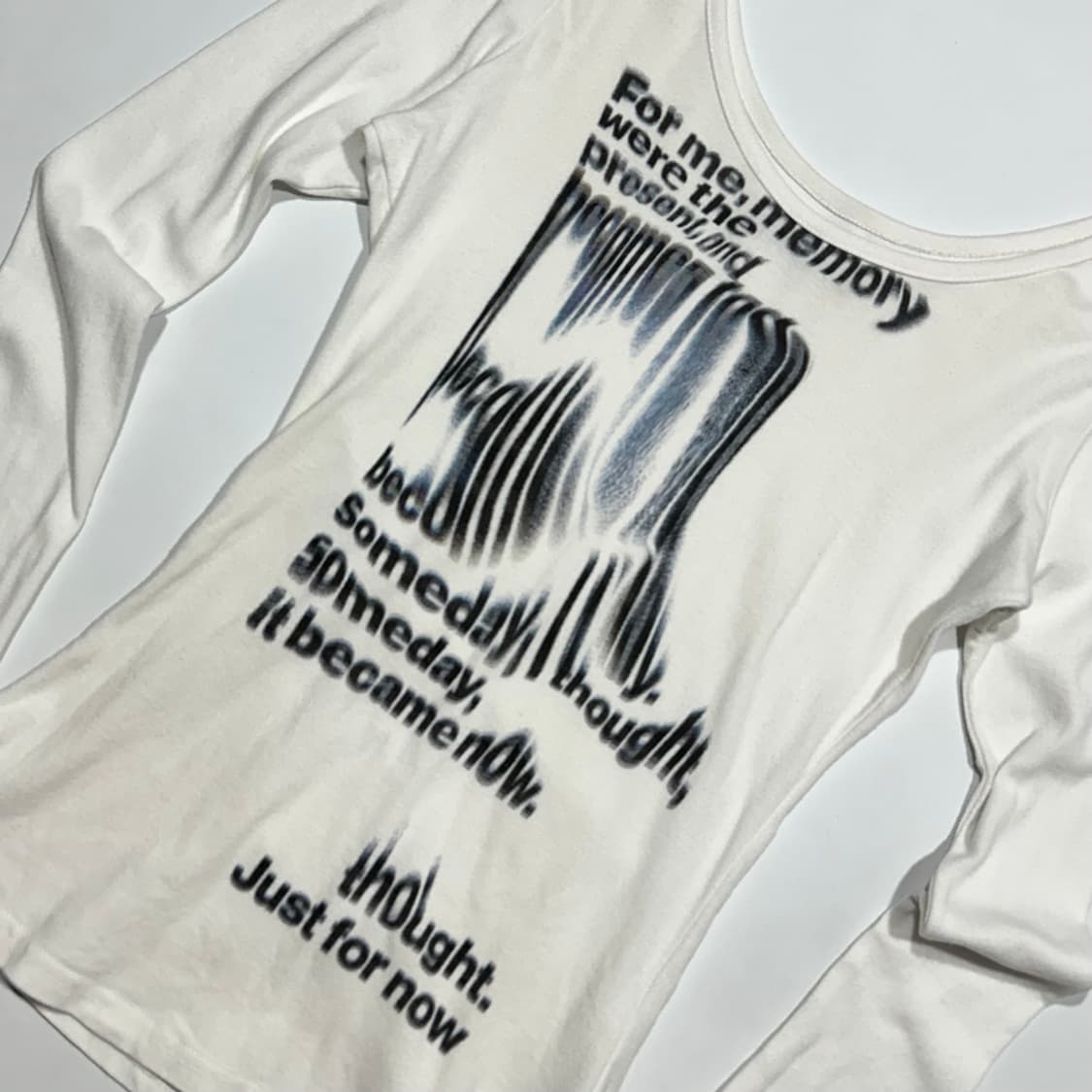 나체 플로우 슬림핏 롱슬리브 아이보리 상품이미지2