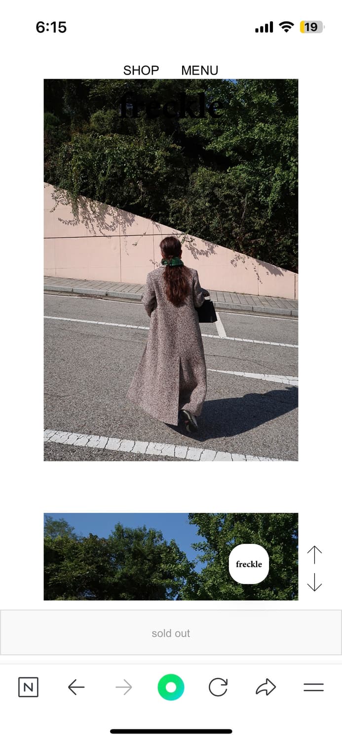 프레클 헤링본 맥시 코트 herringbone maxi coat 상품이미지4