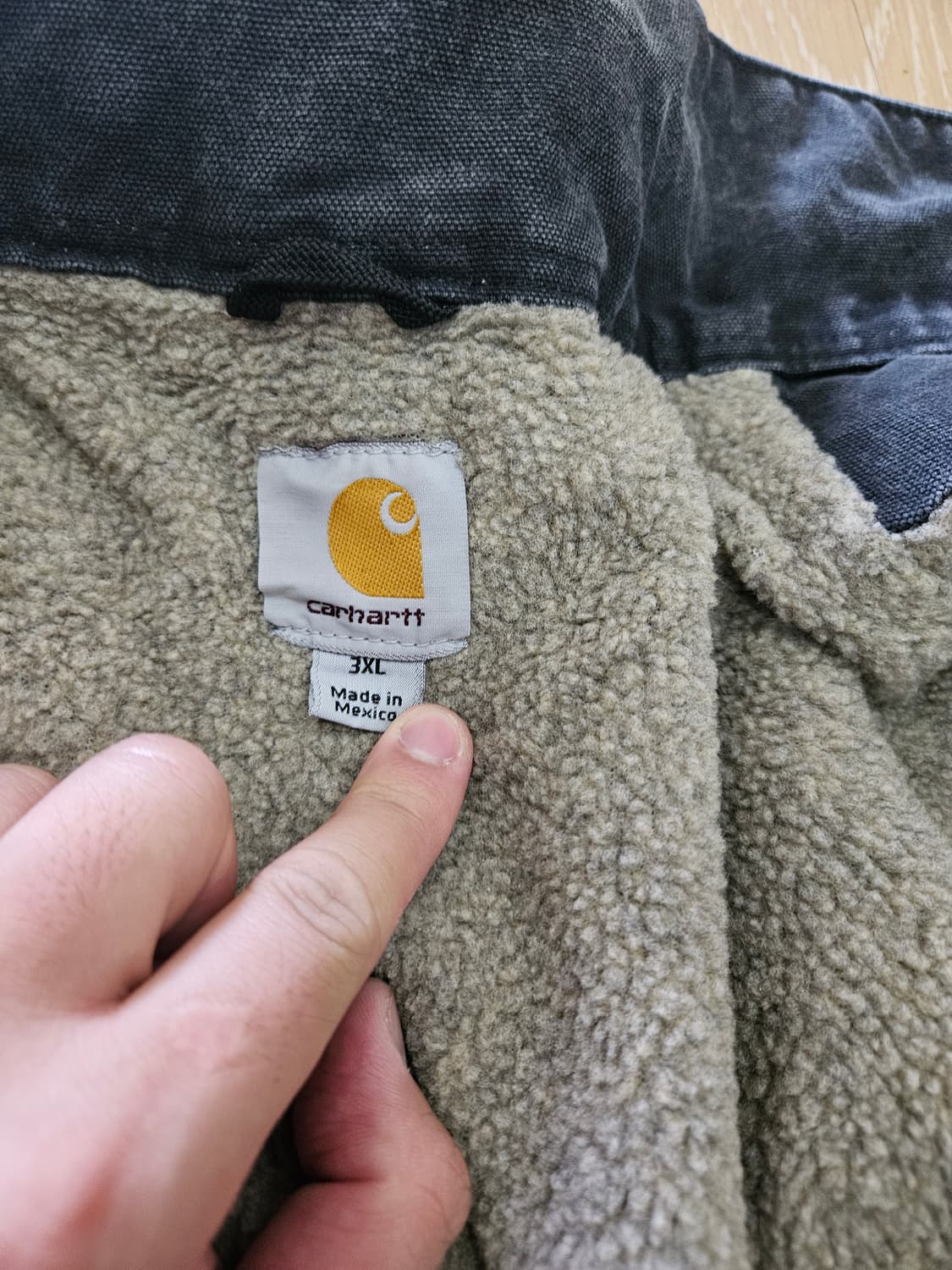 칼하트 c61 샌드스톤워싱 3XL 빈티지칼하트 상품이미지2