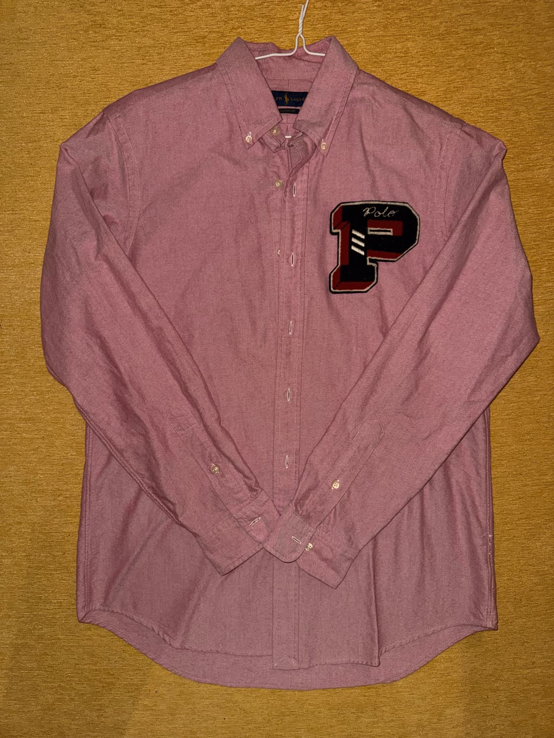 폴로 랄프로렌 와펜 옥스퍼드 셔츠 핑크 M 상품이미지2