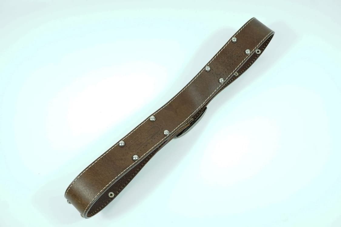 폴스미스 스터드 디테일 브라운 통가죽 벨트 상품이미지2