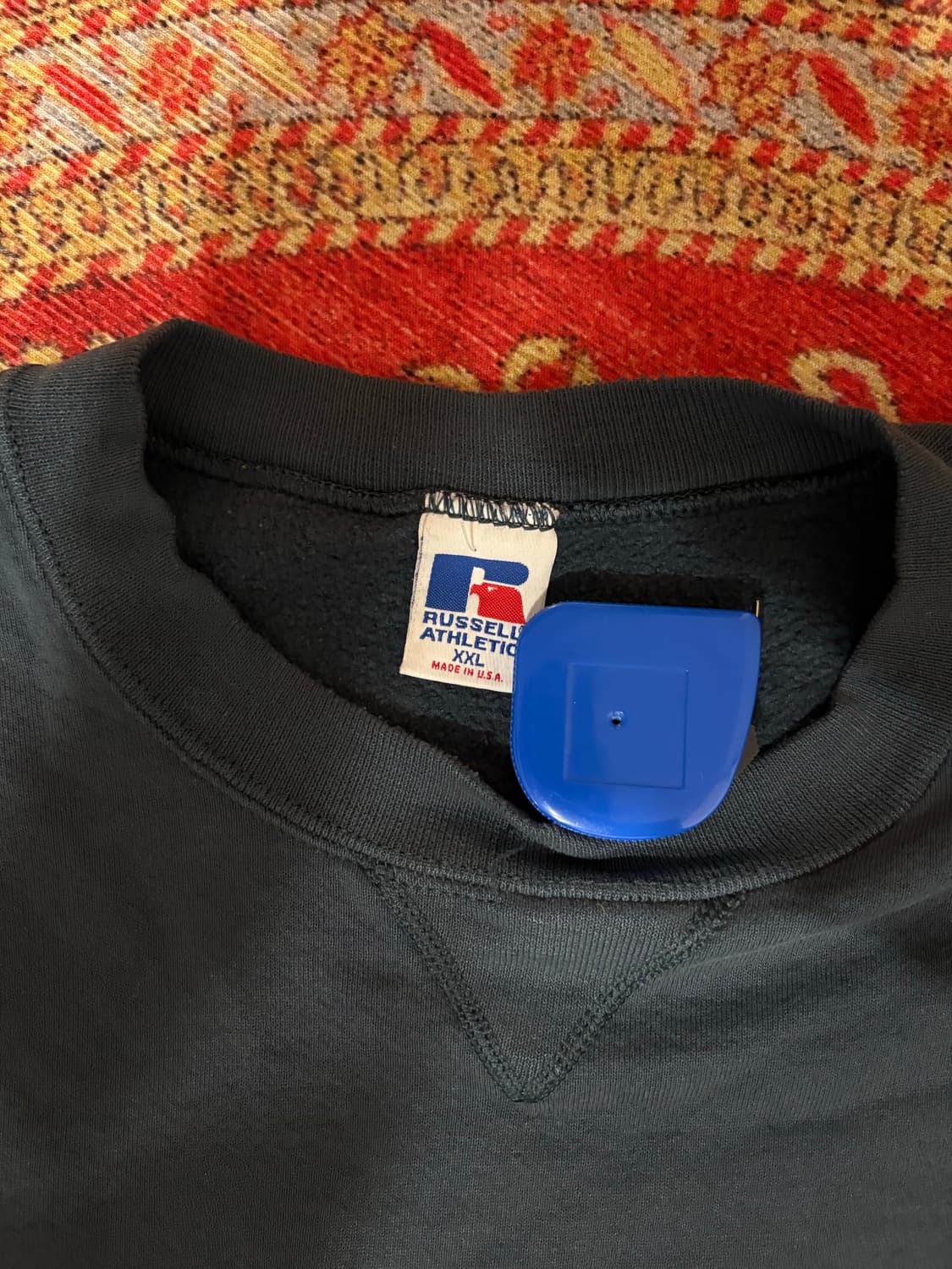 90s 러셀 딥그린 스웻셔츠 2xl  상품이미지2