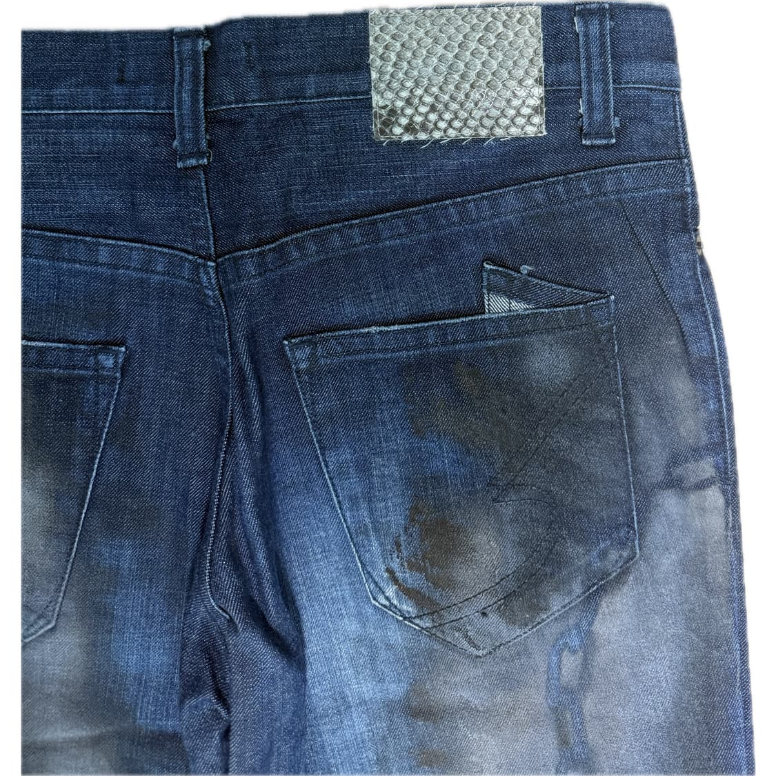 Semanticdesign 더티 채인 워싱진 상품이미지3