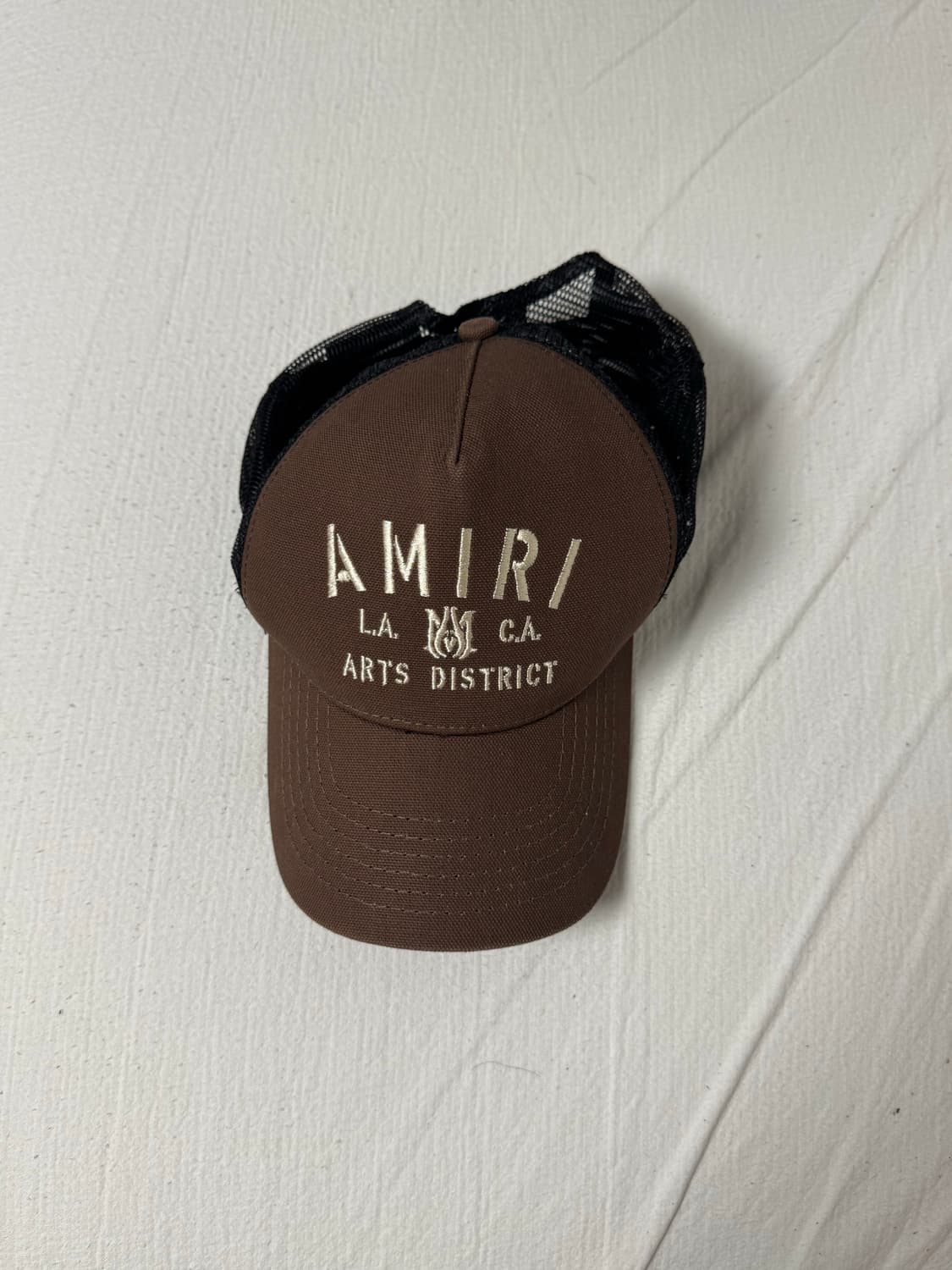 [OS] AMIRI 아미리 스텐실 트러커 캡 브라운 상품이미지1