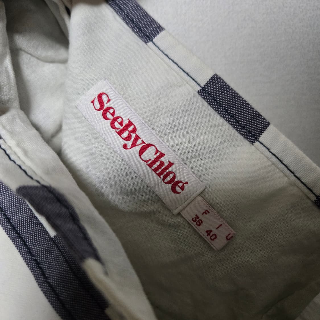 씨바이끌로에 스트라이프 스커트 / 여성 스커트/ 여성 치마 상품이미지3