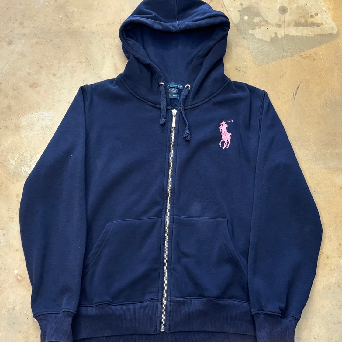 🫶🏻 폴로랄프로렌 Navy Pink Big Pony 후드집업 🫶🏻 상품이미지1