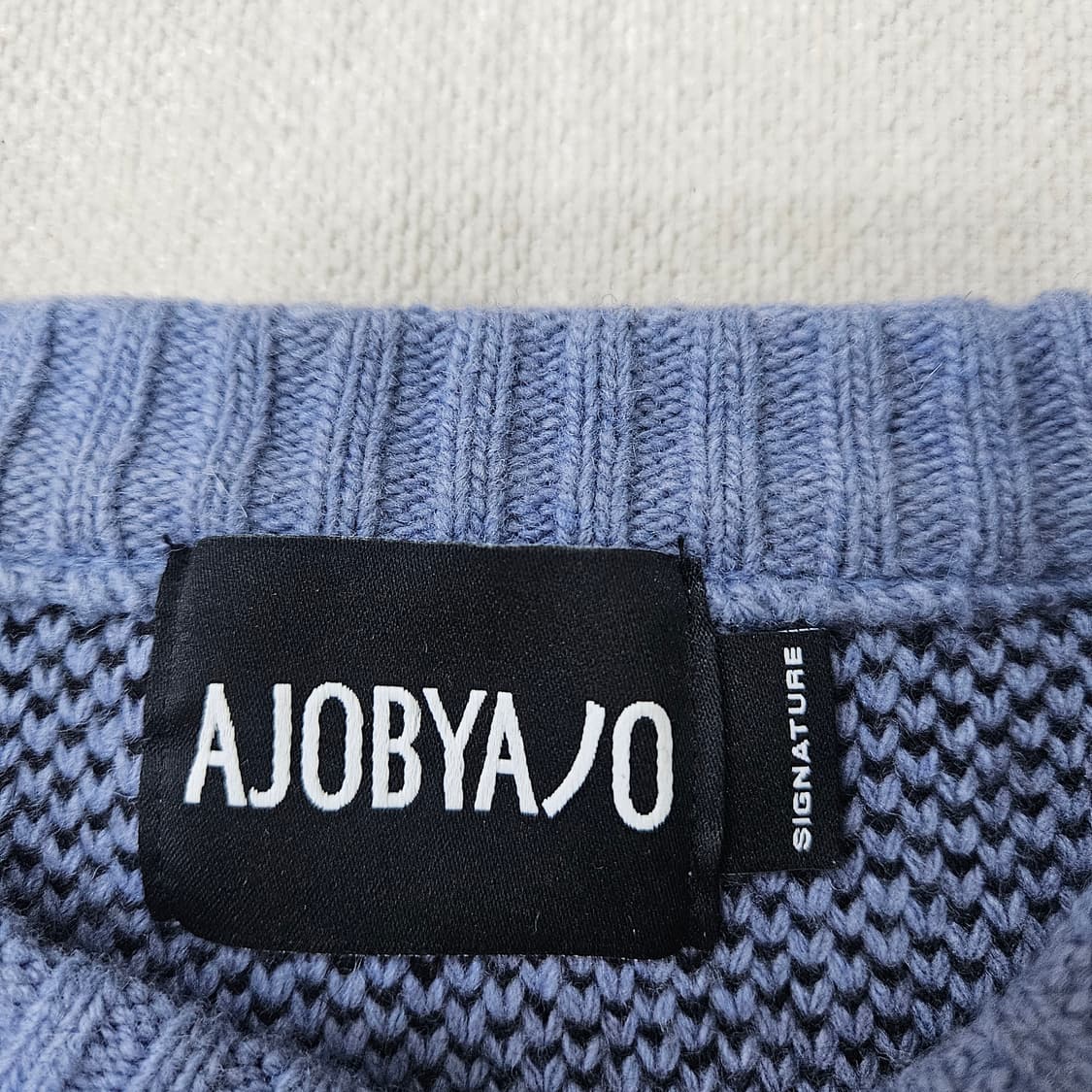 실측확인 아조바이아조 울 니트 스웨터 0401Y 상품이미지3