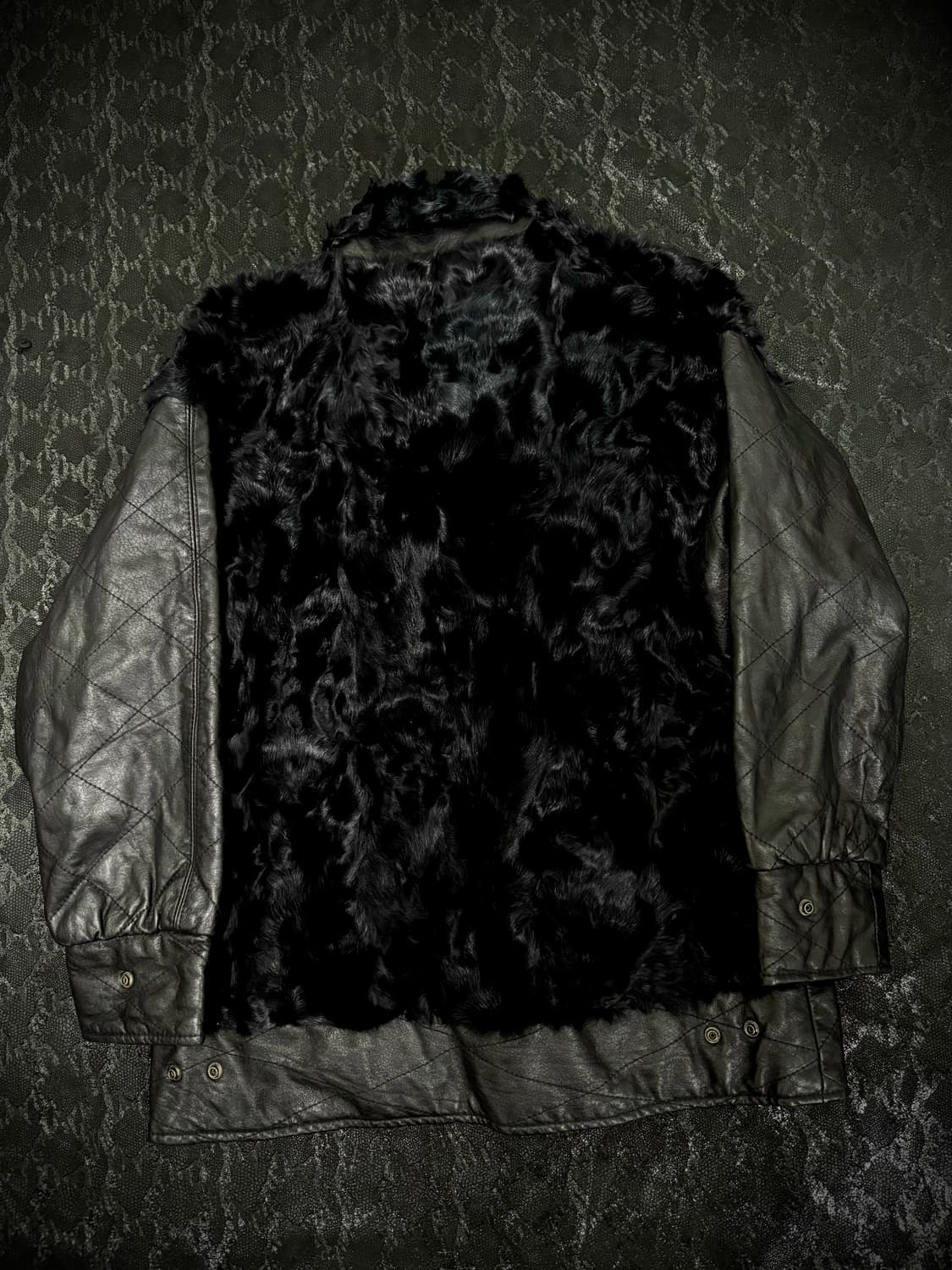 “Vintage” Chic Mood Fur Trimming Leather 상품이미지9