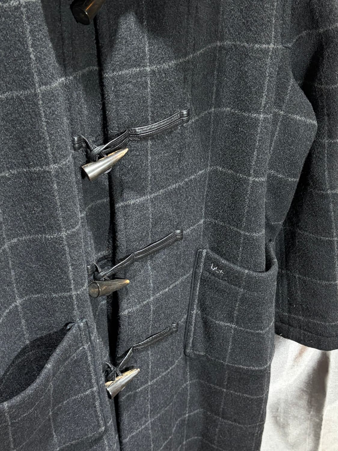 L Lee 리 1889 오리지널 체크패턴 더플코트 상품이미지4