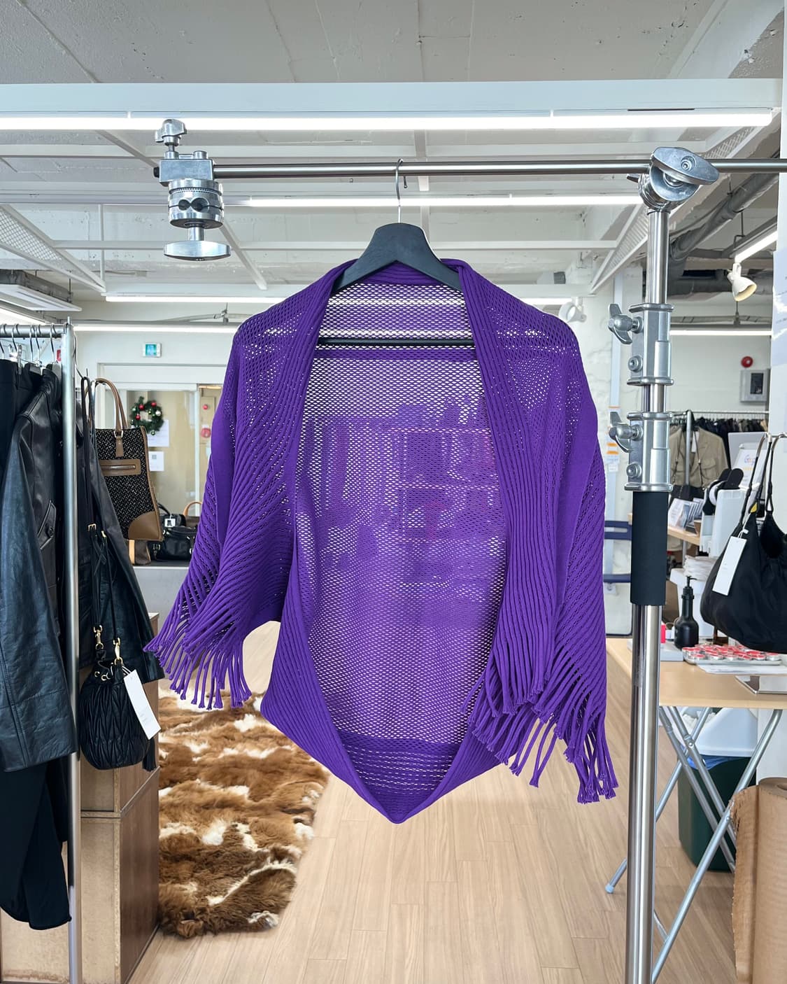 이세이 미야케 투웨이 프린지 스카프 상품이미지4