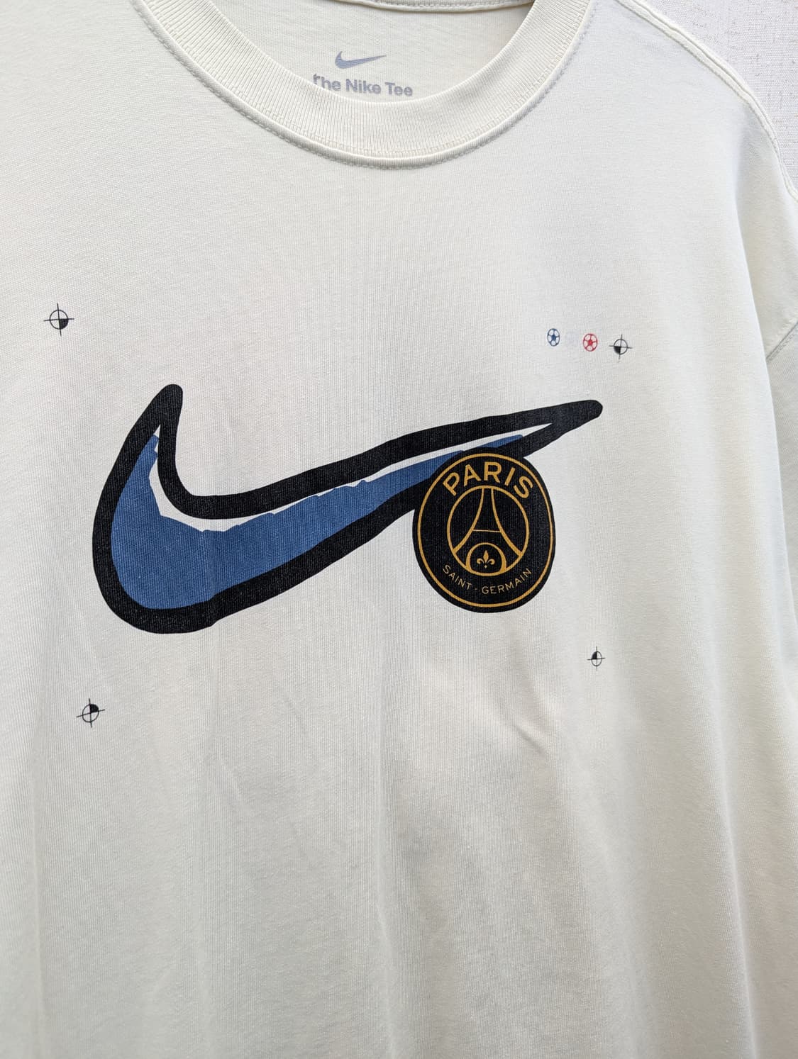 나이키 파리생제르망 반팔 티셔츠 아이보리 상품이미지3