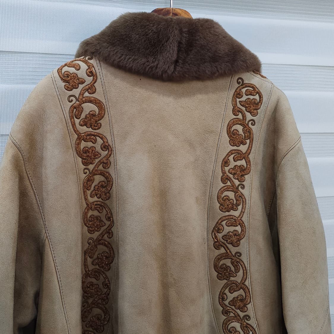 80-90s 빈티지 양가죽 양털 무스탕- 우먼프리 상품이미지6