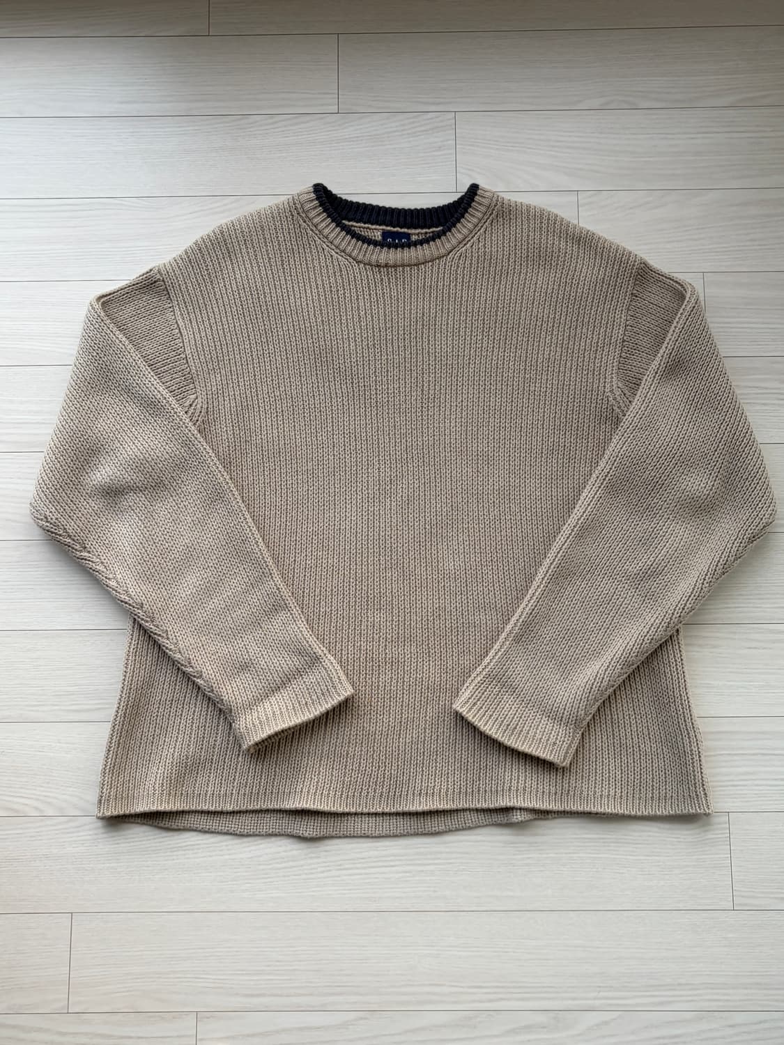 90s 빈티지 올드 갭 GAP 라운드 넥 니트 105 상품이미지1