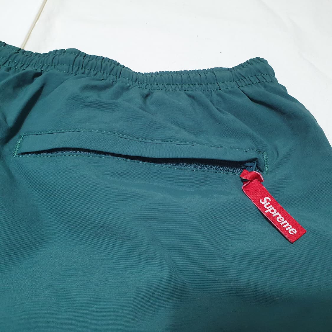 슈프림 스몰 박스 나일론 워터 쇼츠 다크그린 수영복 반바지 Supreme 상품이미지7