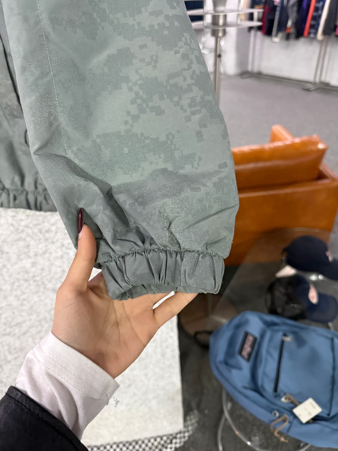 미군 ARMY 자수 올드스쿨 바람막이 자켓 B4672 상품이미지4