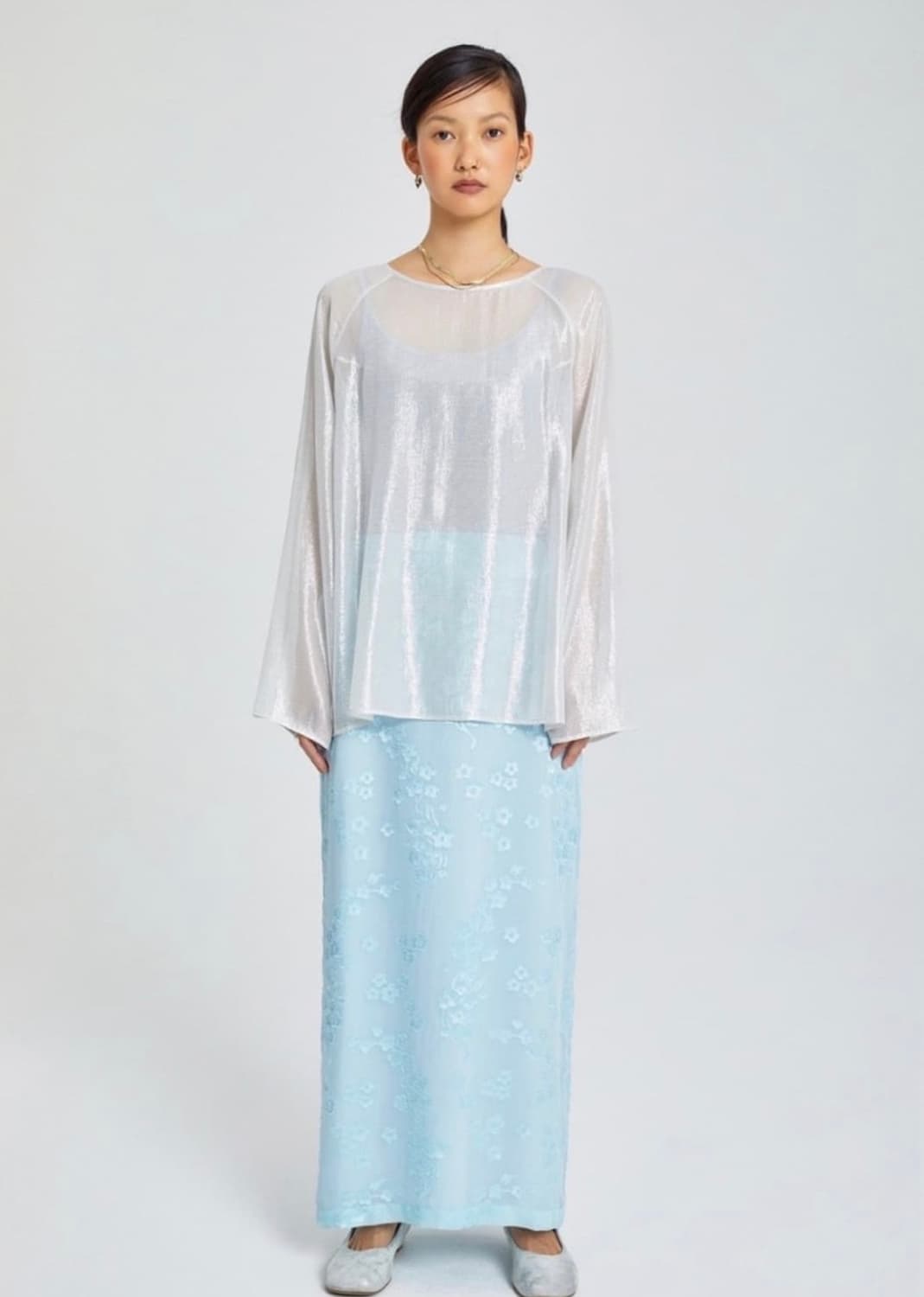 teak yunseul silk blouse 상품이미지2