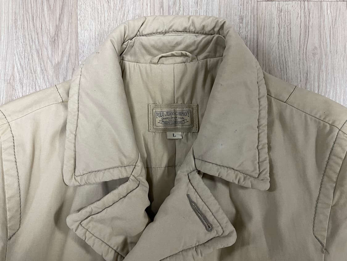 95~100) 폴로 랄프로렌 미해군 누빔 롱 피코트(RRL&LVC) 상품이미지4