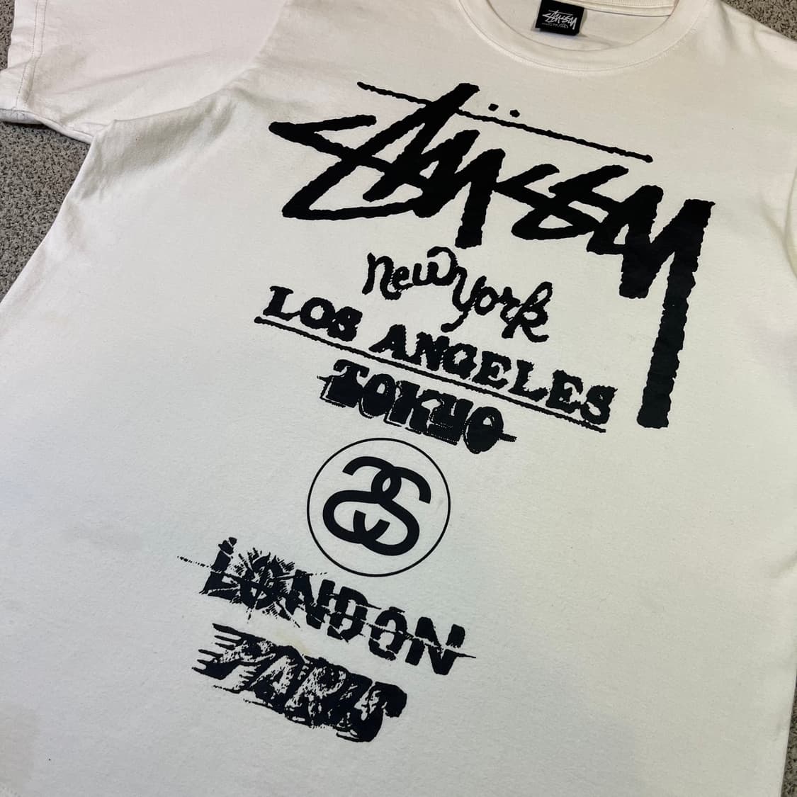 STÜSSY 스투시 23ss 월드투어 반팔 티셔츠 상품이미지3
