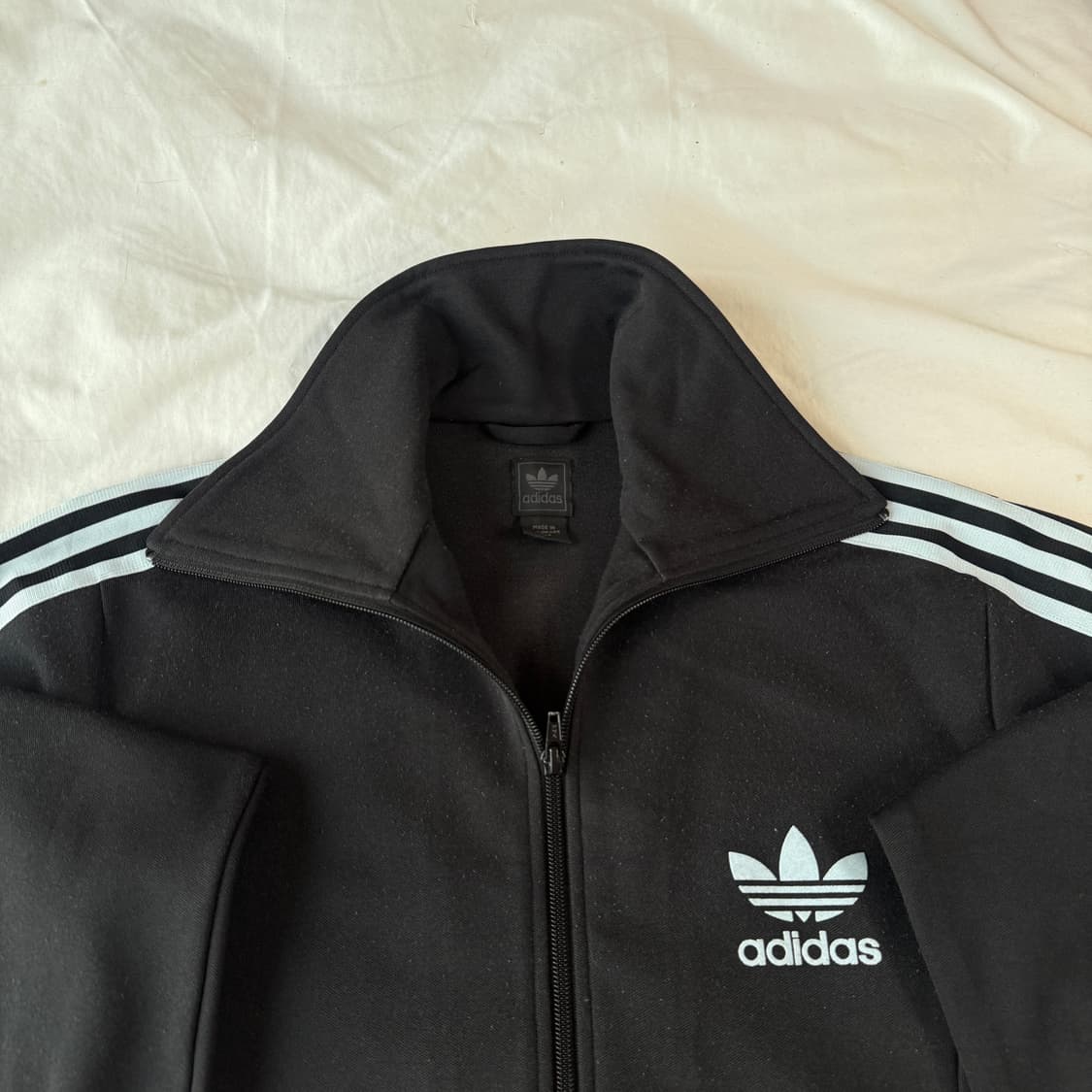 2+1) 아디다스 트랙탑 스카이블루 삼선, 로고 희귀져지 XL 상품이미지2