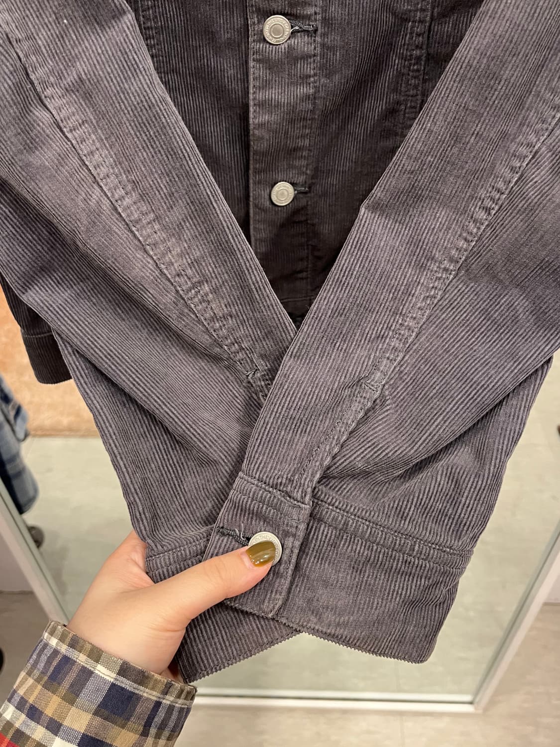 United Arrows 유나이티드 애로우 코듀로이 트러커 자켓 상품이미지3