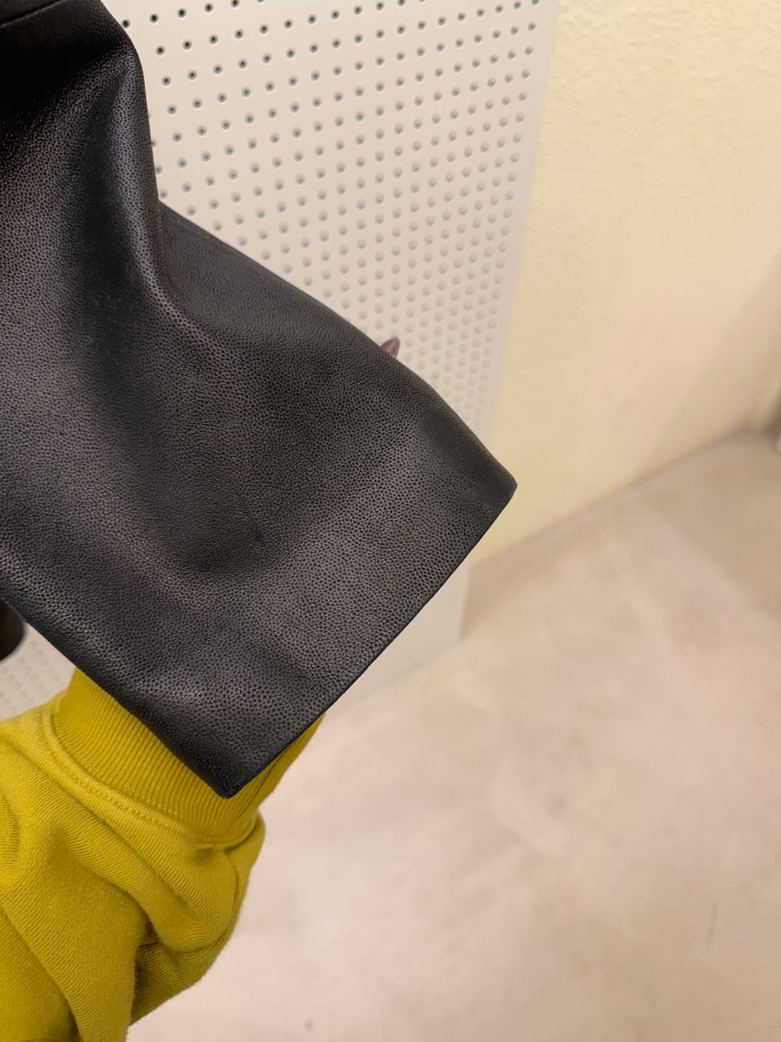 로가디스 램스틴 레더 블랙 하프 코트 U1499 상품이미지4