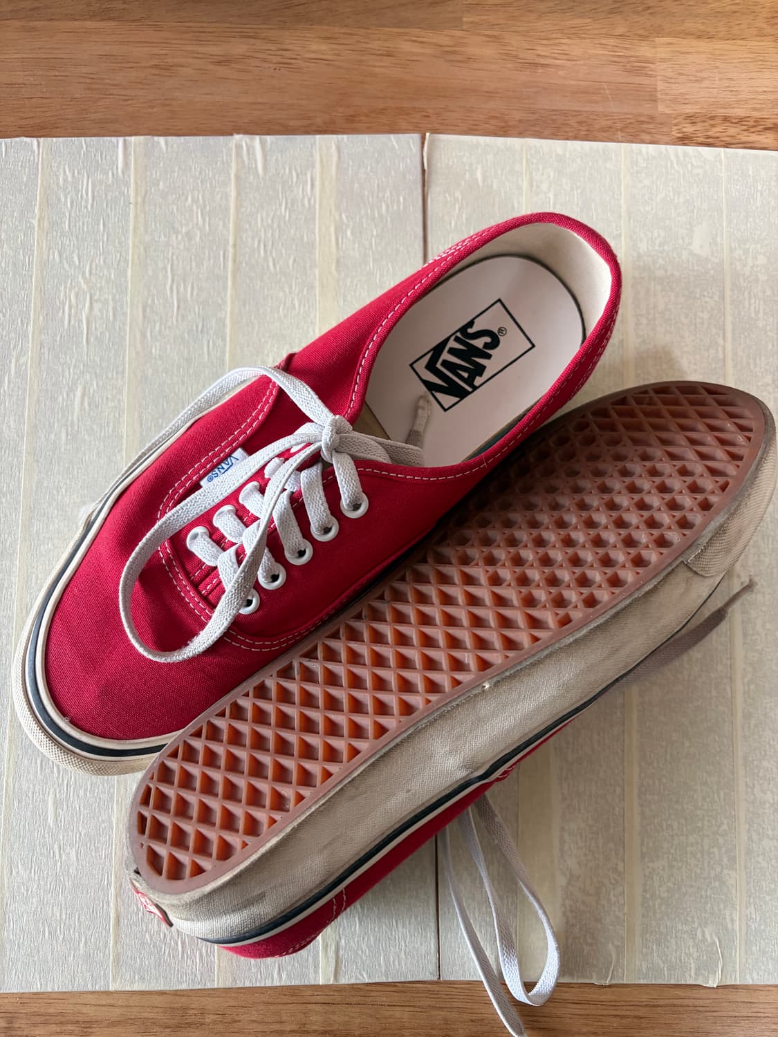 반스 어센틱 레드 270 사이즈 상품이미지3