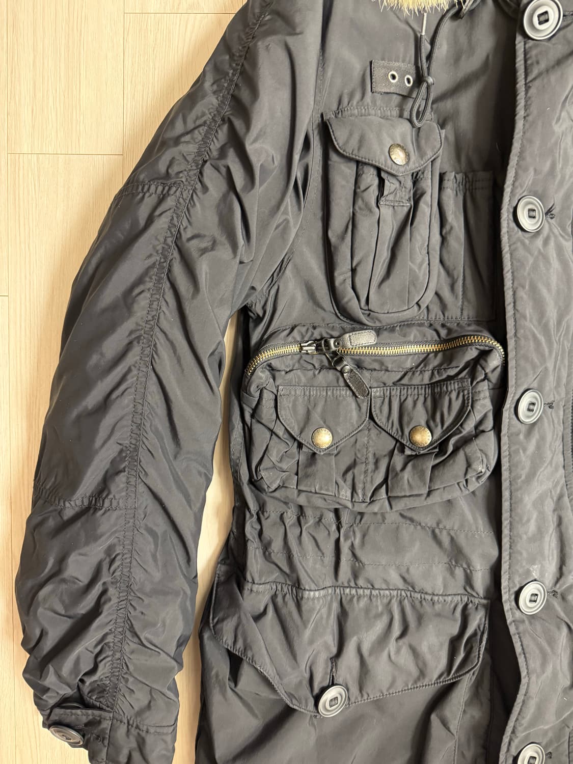 레어) 폴로 랄프로렌  스노클 롱 다운 파카  리얼 코요테(탈부착) /  상품이미지7