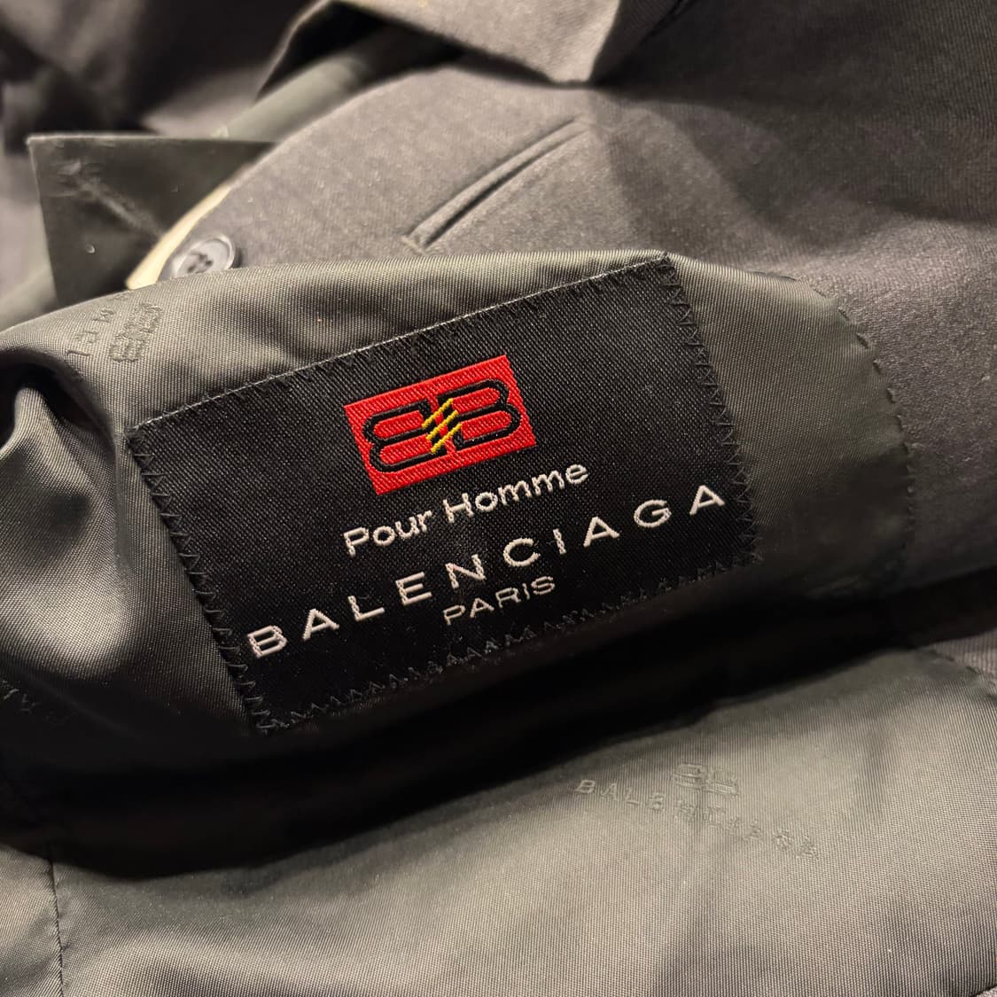 발렌시아가 뿌르옴므 빈티지 그레이 남성 정장 자켓 B697 상품이미지6