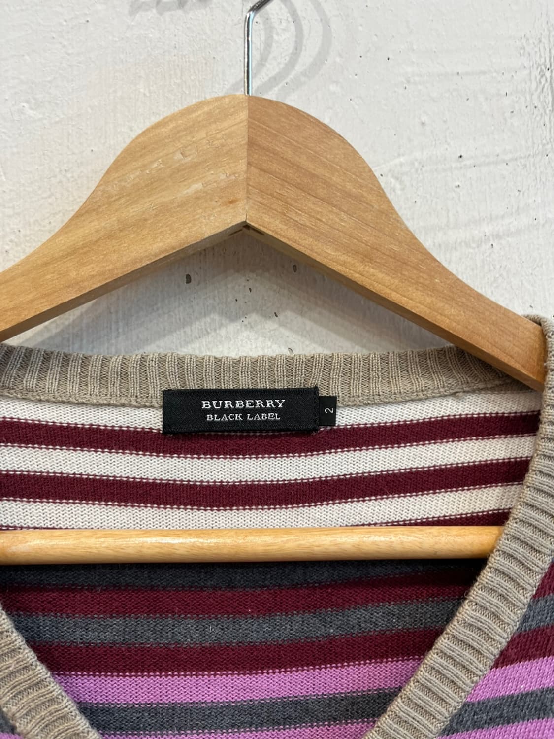 버버리 블랙라벨 코튼 울 니트 우먼즈 상품이미지4