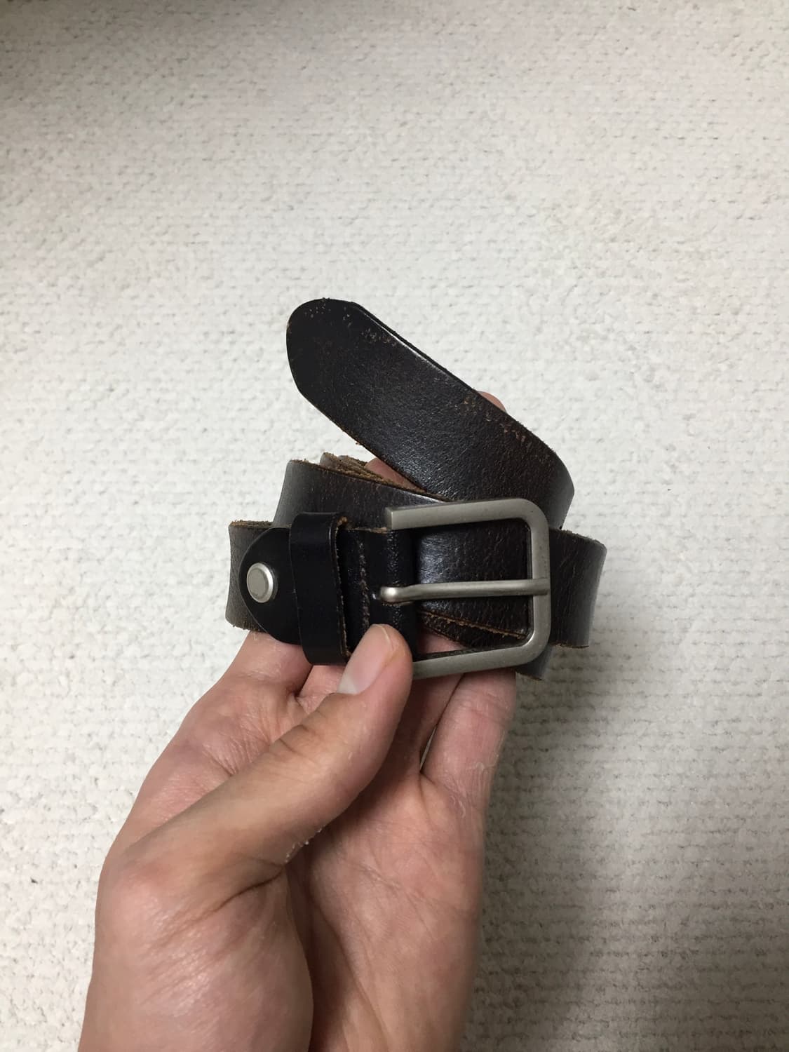 차심 가죽 레더 벨트 상품이미지2