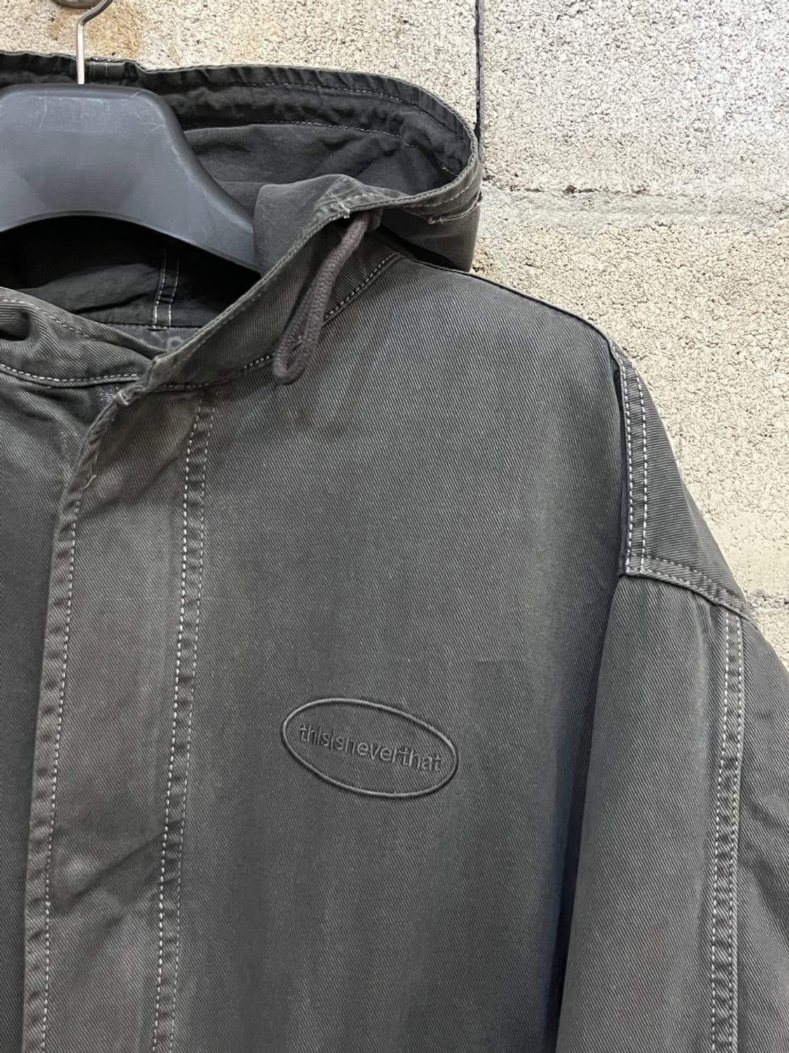 디스이즈네버댓 피그먼트 워싱 파카 상품이미지5