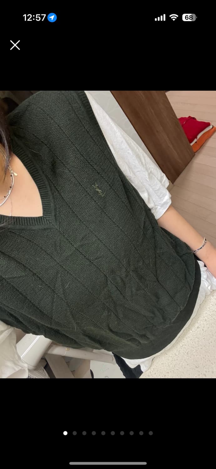 입생로랑 정품 니트 베스트 (100) 상품이미지4