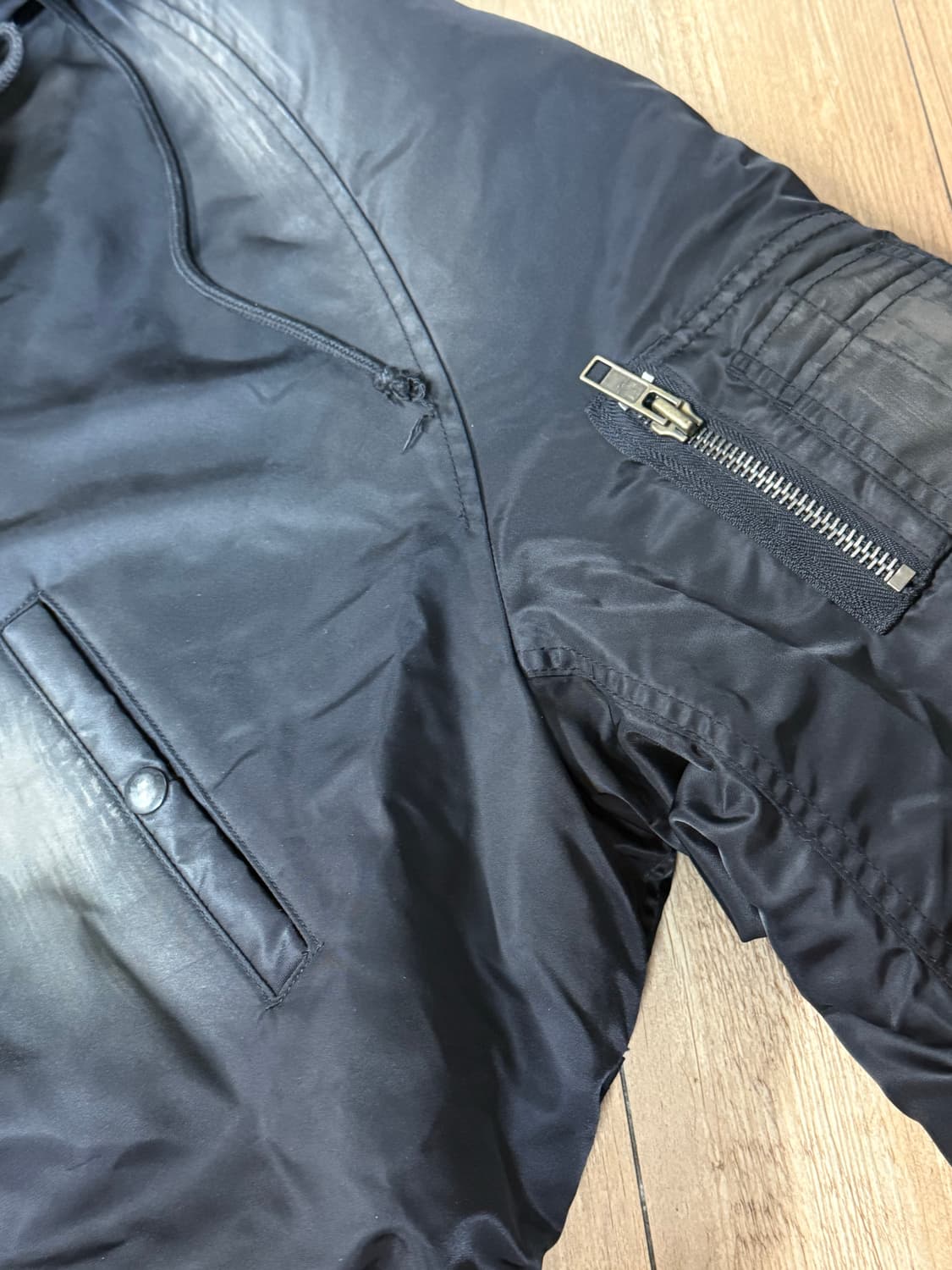 프로젝트 gr 빈티지 봄버 자켓 상품이미지4