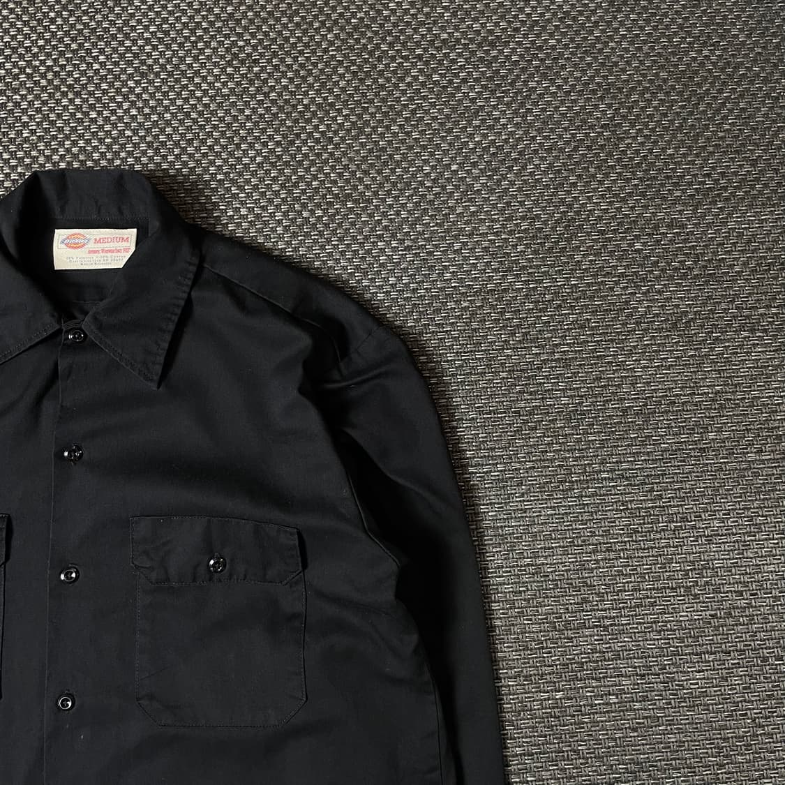 디키즈 블랙 투포켓 긴팔 셔츠 M 상품이미지3