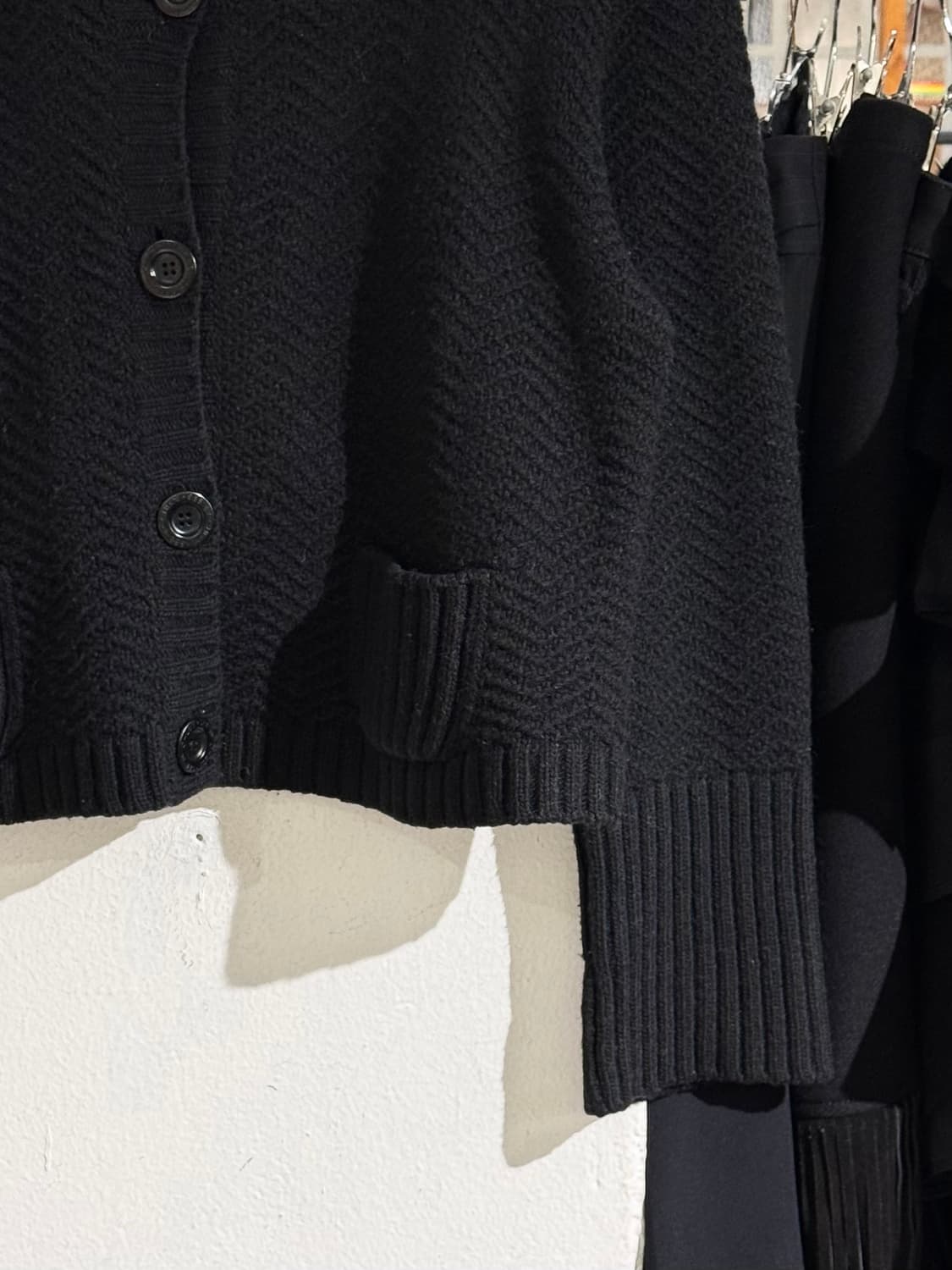 씨 바이 끌로에 블랙 라나울 블렌드 니트 가디건 상품이미지5